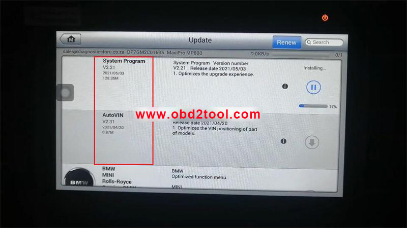 How-to-Register-&-Update-for-Autel-MP808-Diagnostic-Scanner-8